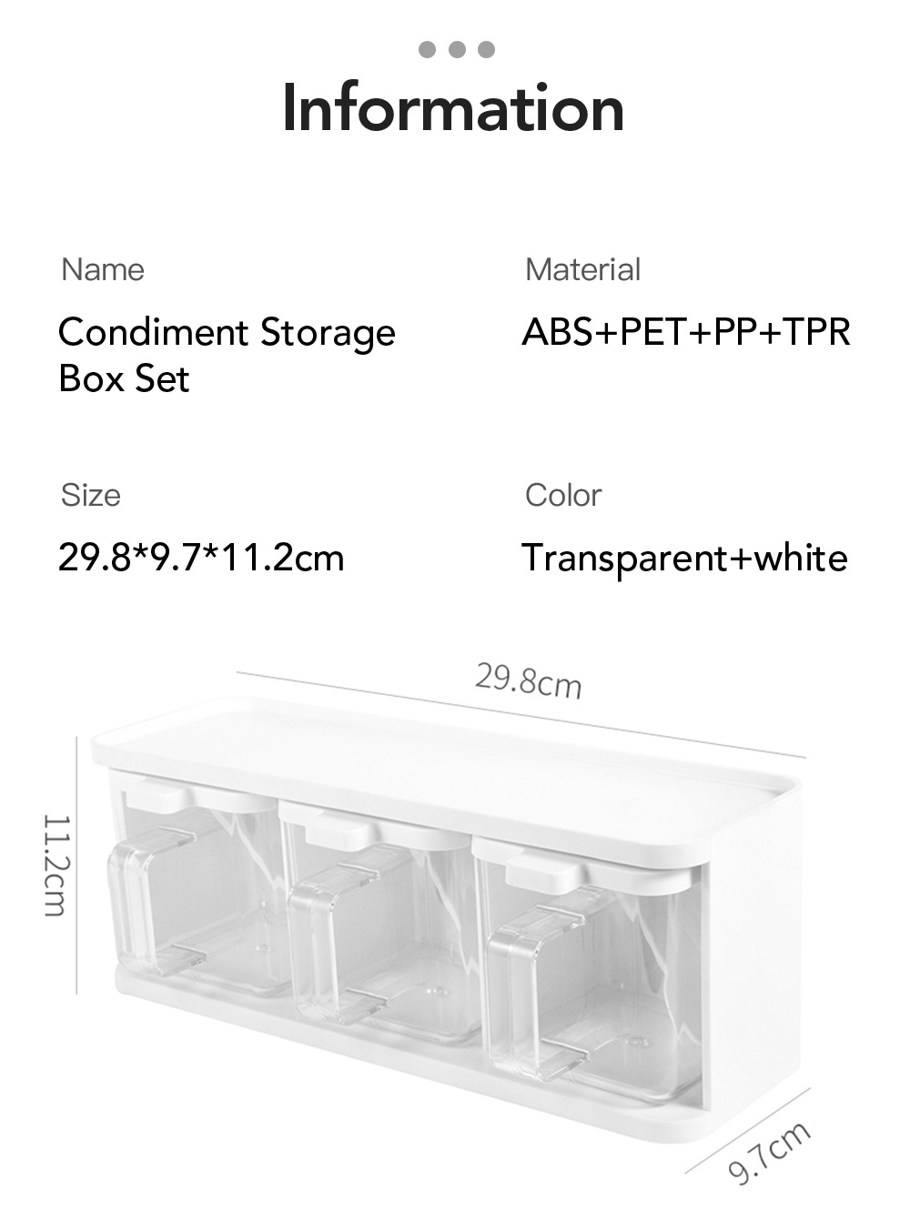 Kitchen Condiment Storage Box-8
